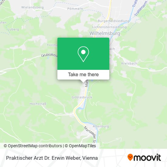Praktischer Arzt Dr. Erwin Weber map