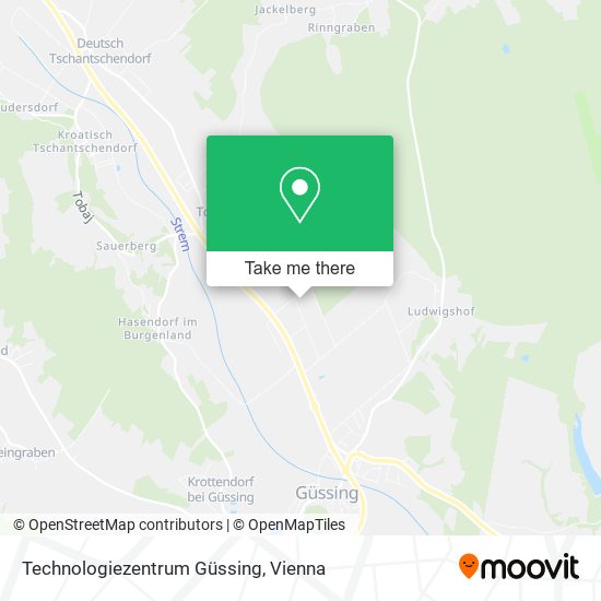 Technologiezentrum Güssing map