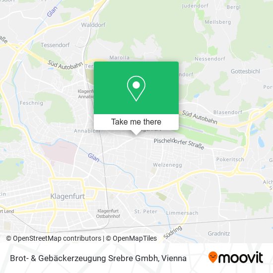 Brot- & Gebäckerzeugung Srebre Gmbh map