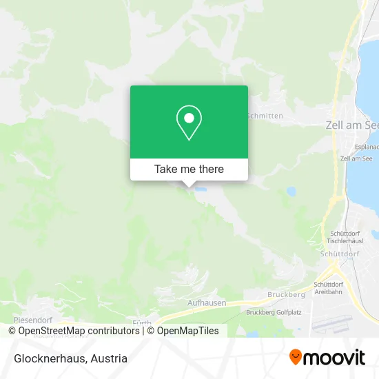 Glocknerhaus map