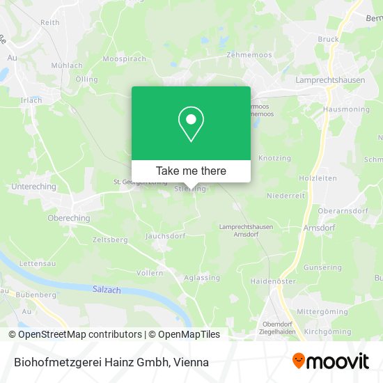 Biohofmetzgerei Hainz Gmbh map