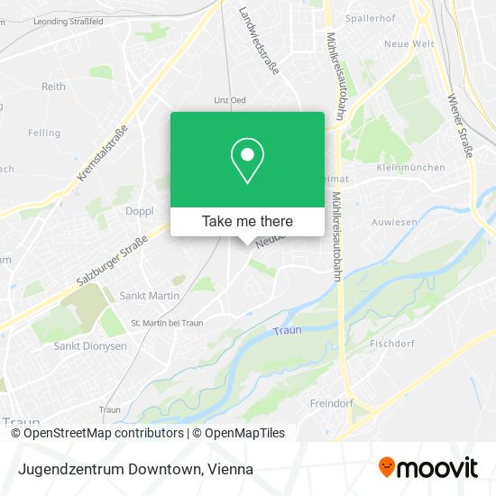 Jugendzentrum Downtown map