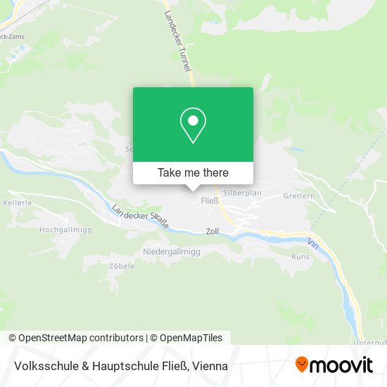 Volksschule & Hauptschule Fließ map