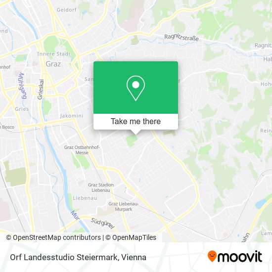 Orf Landesstudio Steiermark map