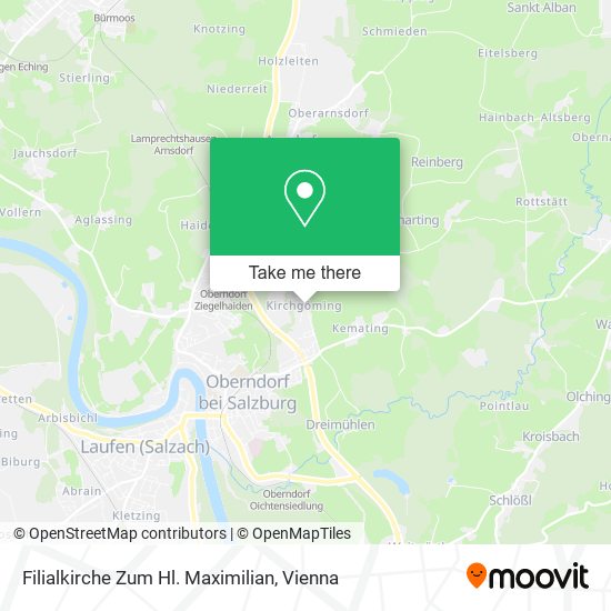 Filialkirche Zum Hl. Maximilian map