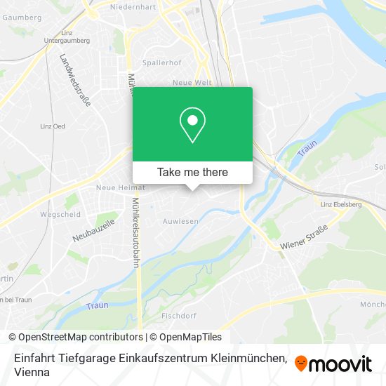 Einfahrt Tiefgarage Einkaufszentrum Kleinmünchen map