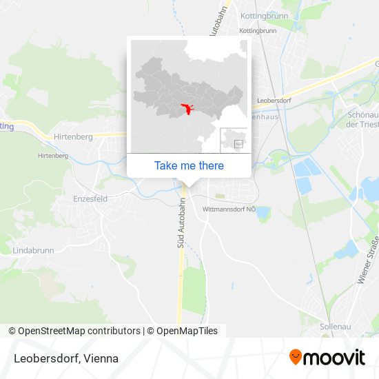 Leobersdorf map