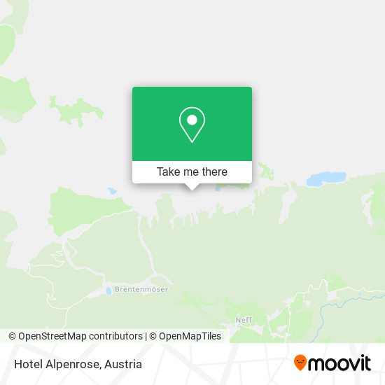 Hotel Alpenrose map