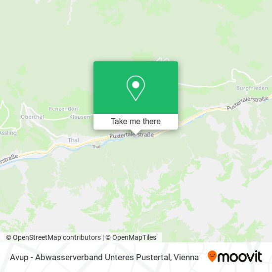 Avup - Abwasserverband Unteres Pustertal map
