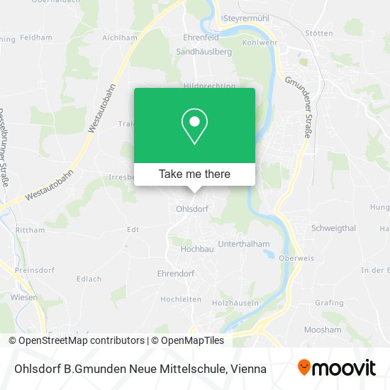 Ohlsdorf B.Gmunden Neue Mittelschule map