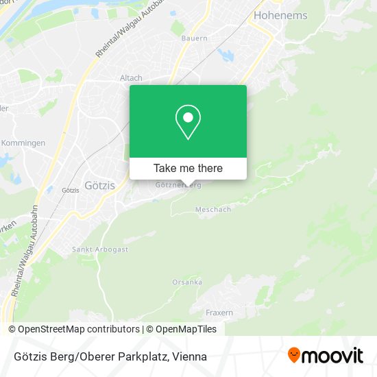 Götzis Berg/Oberer Parkplatz map