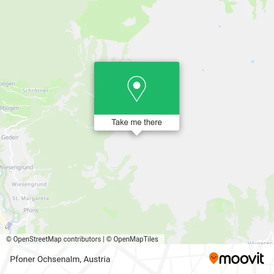 Pfoner Ochsenalm map