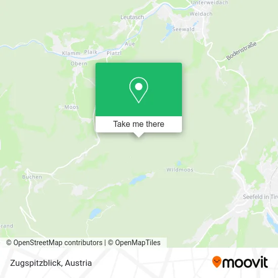 Zugspitzblick map