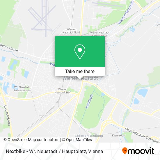 Nextbike - Wr. Neustadt / Hauptplatz map