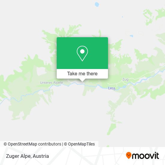 Zuger Alpe map