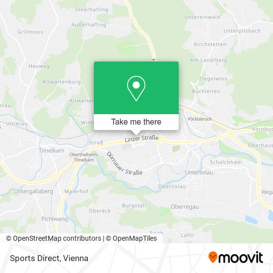 Sports Direct map