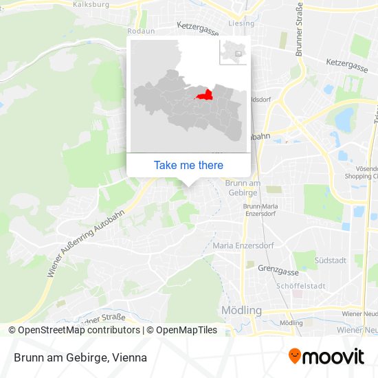 Brunn am Gebirge map