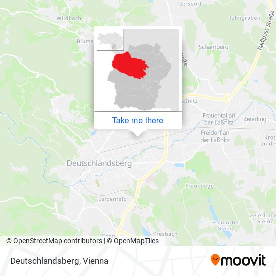 Deutschlandsberg map