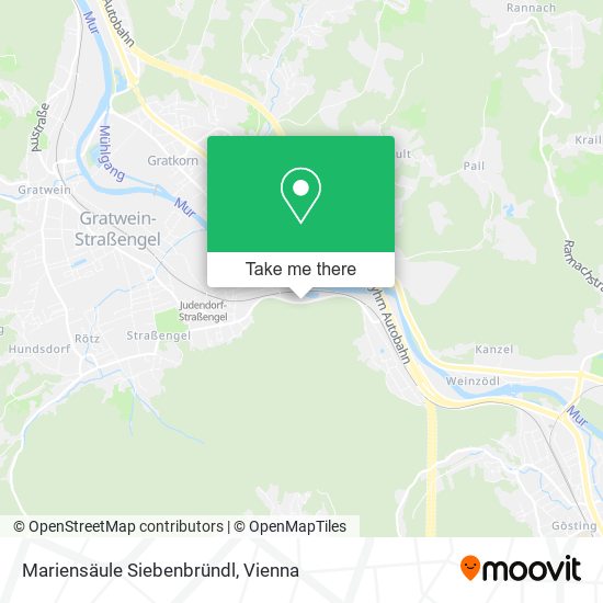 Mariensäule Siebenbründl map