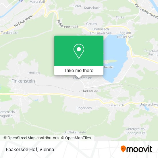 Faakersee Hof map