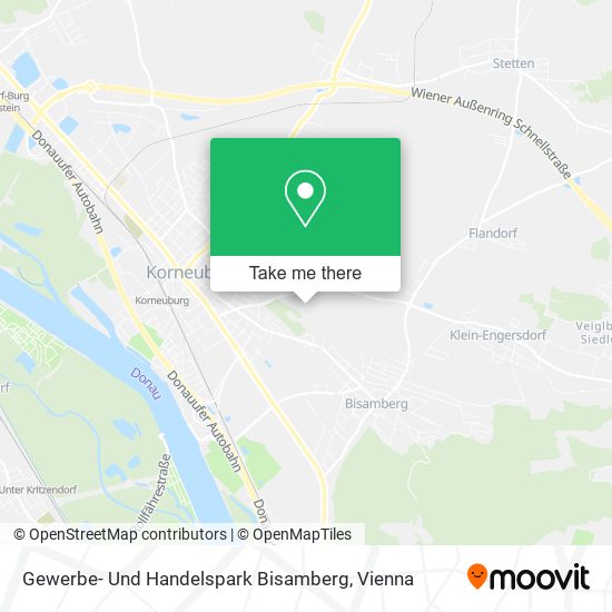 Gewerbe- Und Handelspark Bisamberg map