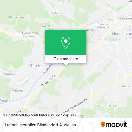 Luftschutzstollen Blindendorf A map