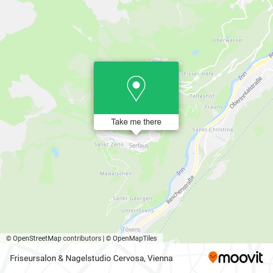 Friseursalon & Nagelstudio Cervosa map