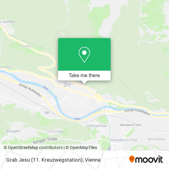 Grab Jesu (11. Kreuzwegstation) map