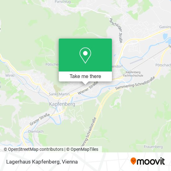 Lagerhaus Kapfenberg map