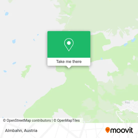 Almbahn map