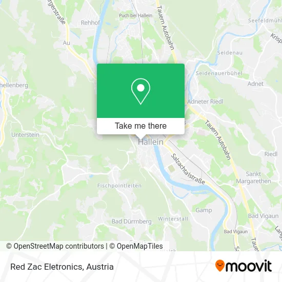 Red Zac Eletronics map