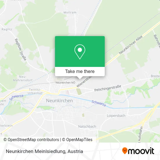 Neunkirchen Meinlsiedlung map