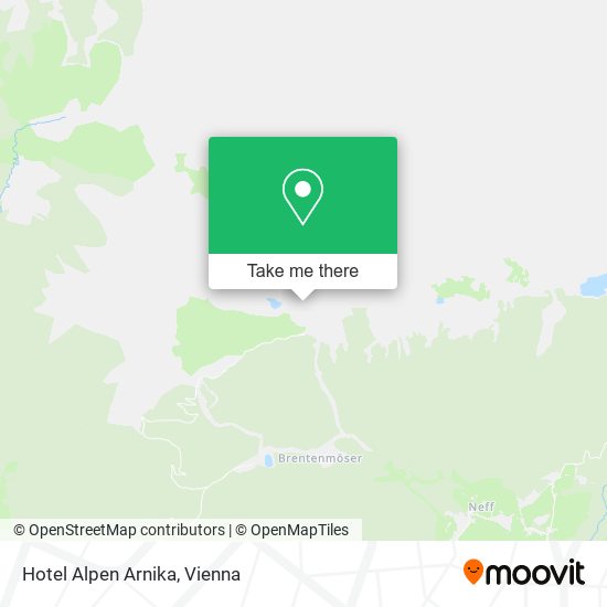 Hotel Alpen Arnika map