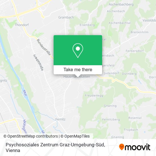 Psychosoziales Zentrum Graz-Umgebung-Süd map