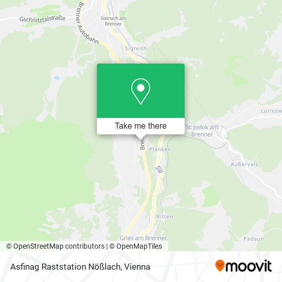 Asfinag Raststation Nößlach map