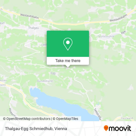 Thalgau-Egg Schmiedhub map