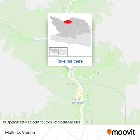 Mallnitz map
