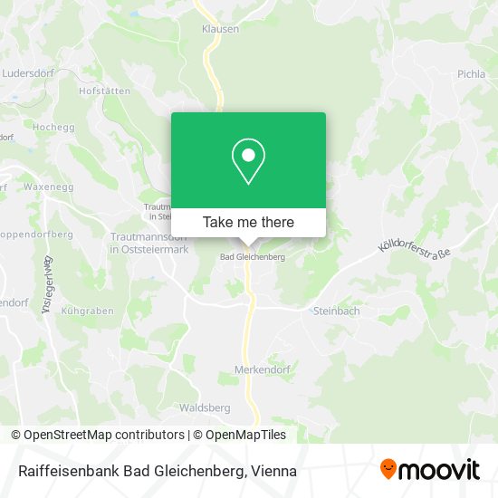 Raiffeisenbank Bad Gleichenberg map