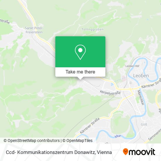 Ccd- Kommunikationszentrum Donawitz map