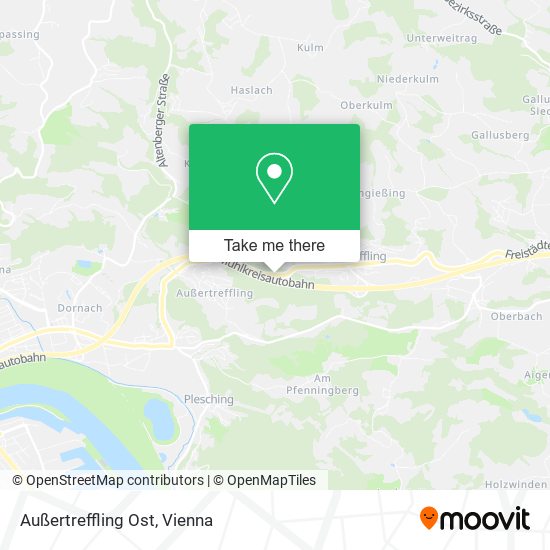 Außertreffling Ost map