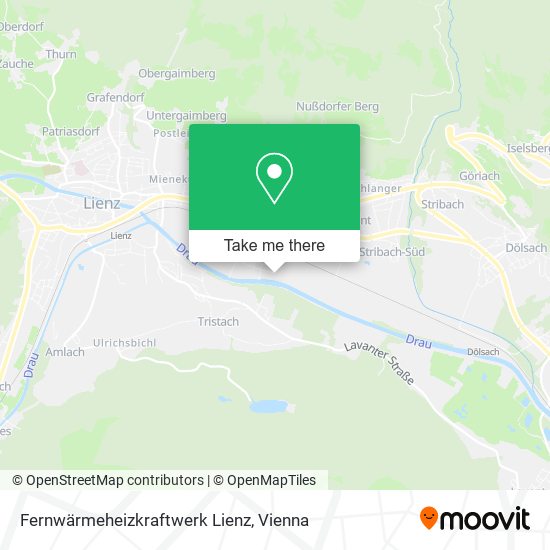 Fernwärmeheizkraftwerk Lienz map