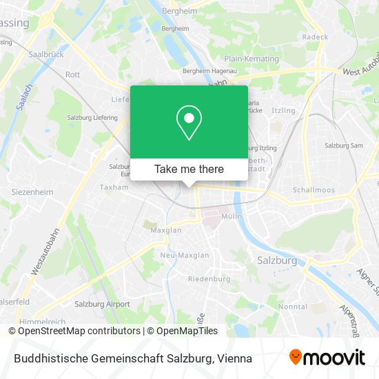 Buddhistische Gemeinschaft Salzburg map