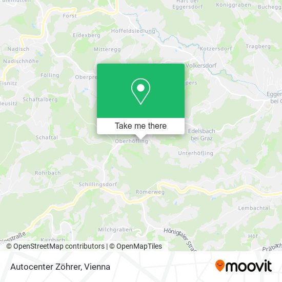 Autocenter Zöhrer map