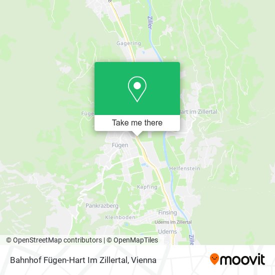 Bahnhof Fügen-Hart Im Zillertal map