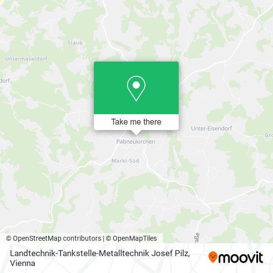 Landtechnik-Tankstelle-Metalltechnik Josef Pilz map