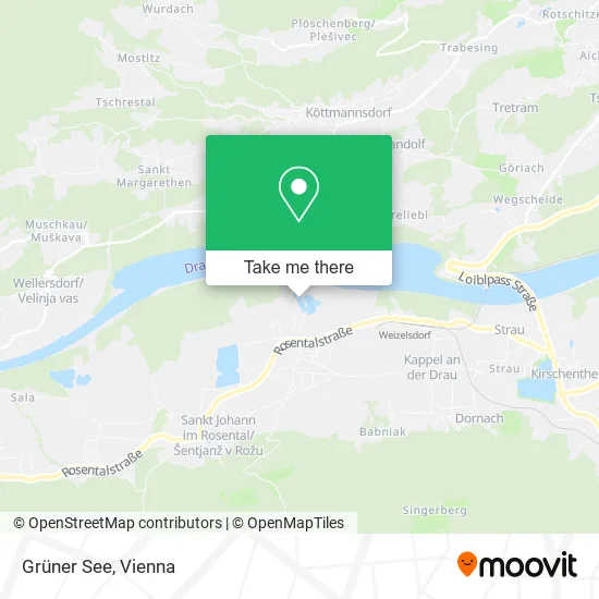 Grüner See map