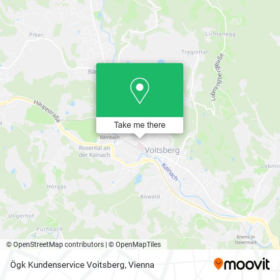 Ögk Kundenservice Voitsberg map