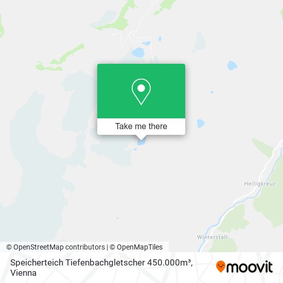 Speicherteich Tiefenbachgletscher 450.000m³ map