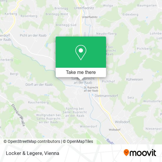 Locker & Legere map