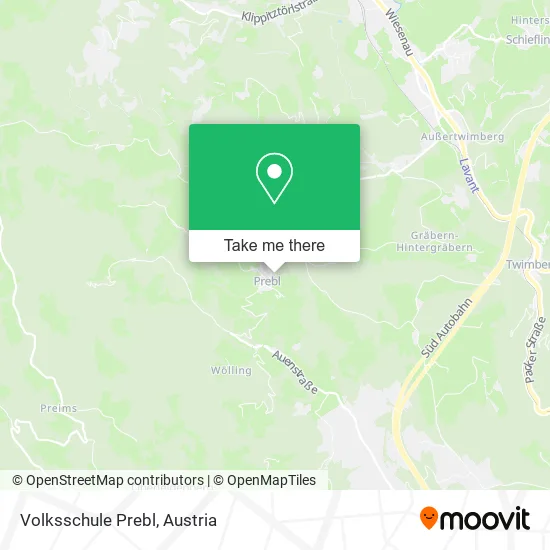 Volksschule Prebl map